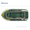 Intex 68380 Seahawk 3 Conjunto de barcos Infláveis ​​de barco de remo de pesca